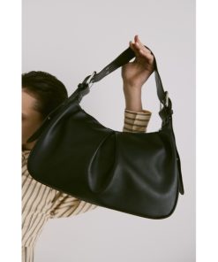 un/neu ハンドバッグ ワンハンドルタックハンドバッグ / フェイクレザーショルダーバッグ ペットボトル収納